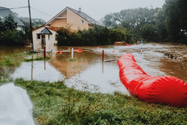 Wasserschaden in einem Kellerraum eines Wohnhauses